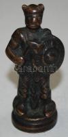 Antik viking harcos, bronz, jó állapotban, m: 8 cm/ old bonze warrior statue