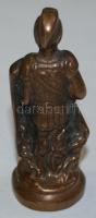 Antik római légiós, bronz, jó állapotban, m: 8 cm/ old bonze warrior statue
