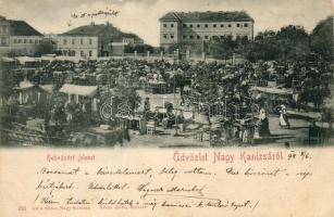 Nagykanizsa Markt 1899 (Rb)