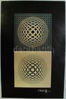 Vasarely Victor 3 db posztere a Vega sorozatból