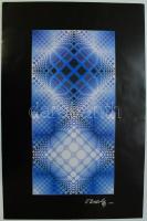Vasarely Victor 3 db posztere a Vega sorozatból