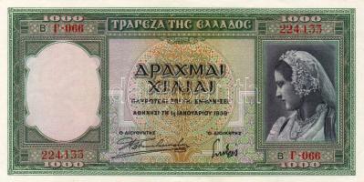 Görögország 1939. 1000Dr T:I
