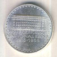 Ausztria 1966. 50Sch Ag "150 éves az Osztrák Nemzeti Bank" T:1- Austria 1966. 50 Schilling Ag "Austrian National Bank" C:AU