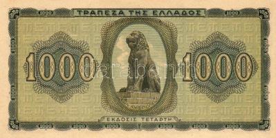 Görögország/ Német-olasz megsz. 1942. 1000Dr T:I