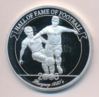 Uganda 2006. 2000Sh Ag "Futball hírességei - Puskás Ferenc" T:PP HUNGARIKA /
Uganda 2006. ...