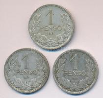 1926-1938. 1P Ag (3xklf) T:2-,3