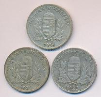 1926-1938. 1P Ag (3xklf) T:2-,3