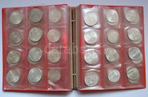 Ausztria emlékérmék 44db (36db 50Sch/ 8db 100Sch - nominal 2600 Sch, cca 46.000Ft)