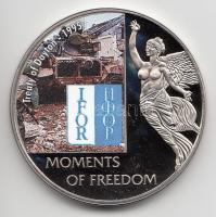 Libéria 2006. 10$ "Szabadság pillanatai - Dayton-i szerződés 1995." multicolor T:PP Liberia 2006. 10 Dollars "Moments of Freedom-Treaty of Deyton 1995." multicolor C:PP