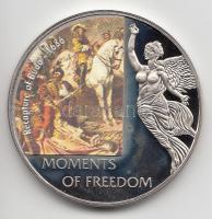 Libéria 2006. 10$ "Szabadság pillanatai - Buda visszafoglalása 1686" multicolor T:PP tanúsítvánnyal Liberia 2006. 10 Dollars "Moments of Freedom-Recapture of Buda" multicolor C:PP