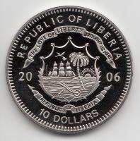 Libéria 2006. 10$ "Szabadság pillanatai - Simla paktum - India és Pakisztán 1972." multico...