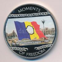 Libéria 2004. 10$ "Szabadság pillanatai-Ceausescu diktatúrájának bukása 1989." multicolor ...