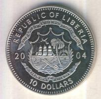 Libéria 2004. 10$ "Szabadság pillanatai-A spanyol armada pusztulása 1588." multicolor T:PP...
