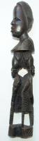 Afrikai faragott fa szobor /  African wooden figure, 30cm