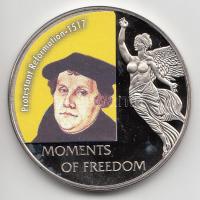 Libéria 2006. 10$ "Szabadság pillanatai - Protestáns reformáció 1517." multicolor T:PP Liberia 2006. 10 Dollars "Moments of Freedom-Protestant Reformation 1517." multicolor C:PP