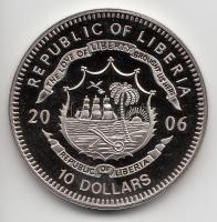Libéria 2006. 10$ "Szabadság pillanatai - Egyisten hit" multicolor T:PP tanúsítvánnyal
Lib...