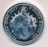 Magyar tallérok utánveretben "V. Ferdinánd Tallérja 1837." Ag (0,999) 20g T:PP Tanúsítvánn...