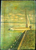 Három darabos kép tétel: Pethes L jelzéssel pipázó öreg, Horváth jelzéssel juhász, olvashatatlan jel...