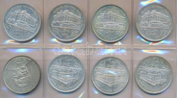 1992-94. 200Ft Ag "MNB" / "Deák" (8x) T:2,2-