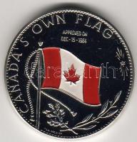 Kanada 1967. "100 éves a kanadai állam" színes emlékérem T:PP