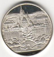 Modern emlékérem "Budapest-Hilton" ezüst T:PP