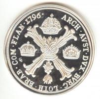 Magyar tallérok utánveretben "II. Ferenc Tallérja 1796." Ag (0,999) 20g T:PP Csak 2000db!