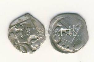 Vegyes házak 1300-as évek "Friesachi Dénár"/"Bécsi fillér" 2db Magyarországon fizetőeszközként használták T:2/3