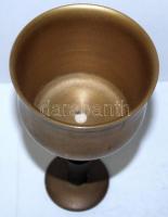 Bronz kehely, jó állapotban, m:16 cm
