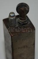 Régi fém asztali öngyújtó 12 cm