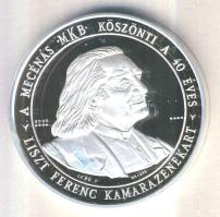 Lebó Ferenc (1960-) 2003. MKB "Liszt Ferenc Kamarazenekar"  Ag(999) emlékérem (31g/42mm) dísztokban T:PP