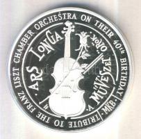 Lebó Ferenc (1960-) 2003. MKB "Liszt Ferenc Kamarazenekar"  Ag(999) emlékérem (31g/42mm) d...