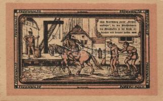 Német Birodalom / Weimari Köztársaság / Lippspringe / Colditz / Freienwalde /  1921. 50Pf (4x) T:I,I...