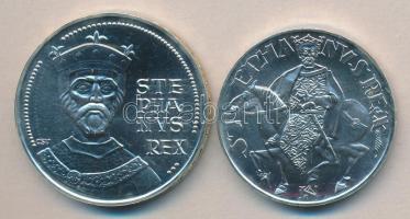 1972. 50Ft Ag + 100Ft Ag "Szt.István" pár T:BU