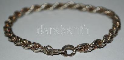 Ezüst (Ag) karkötő / 
Silver bracelet, 6,1gr