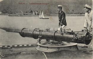 K.u.K. navy, torpedo launching, Pola (EK)