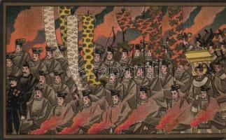 Japanese military litho