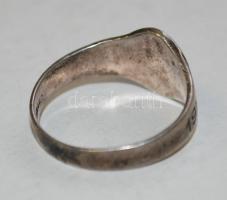 1915 "Patrona Hungariae 1914-1915" feliratú ezüst (Ag) emlékgyűrű pesti 750-es tisztaságje...