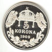 DN "Királyi koronák / 1909 5K - Imre" Ag emlékérem (20g/0.999/38,61mm) T:PP Tanúsítvánnyal...
