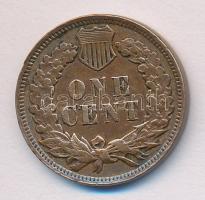 Amerikai Egyesült Államok 1907. 1c Br Indián T:2/2- USA 1907. 1 cent Br Indian C:XF/VF
