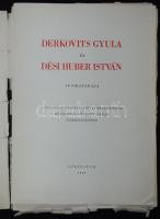 Derkovits Gyula és Dési Huber István 16 grafikája 1949, 2 db hiányzik, Dési: Overallos munkás, Pászt...