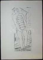 Derkovits Gyula 6db és Dési Huber István 3db ofszete, az 1949-es 16 grafikájából