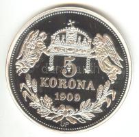 DN "Királyi koronák / II. Károly 5 korona" Ag(999) emlékérem, (20g/38,61mm) T:PP Csak 2000db!