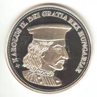 DN "Királyi koronák / II. Károly 5 korona" Ag(999) emlékérem, (20g/38,61mm) T:PP Csak 2000...