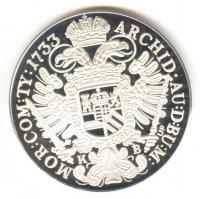 Magyar tallérok utánveretben "III. Károly Tallérja 1733." Ag (0,999) 20g T:PP csak 2000db!