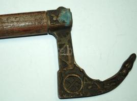 Bányász fokos bot, jó állapotban, m:94 cm