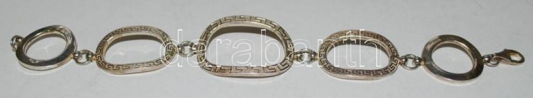 Kézzel készített díszes ezüst (Ag) öngyújtótok ametiszttel / 
Decorative handmade silver lighter cas...