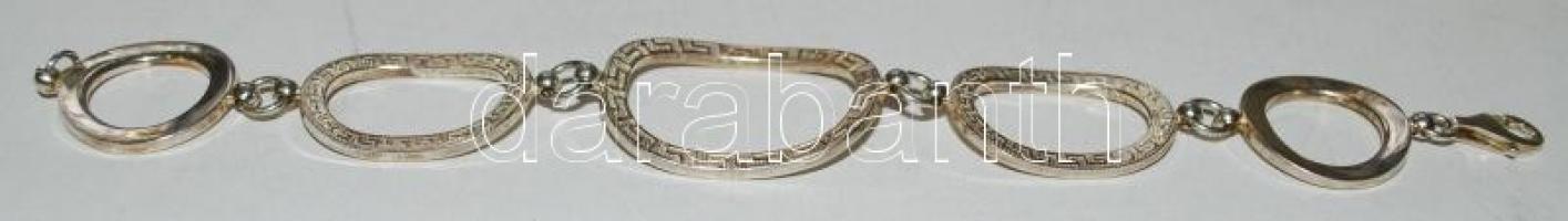 Kézzel készített díszes ezüst (Ag) öngyújtótok ametiszttel / 
Decorative handmade silver lighter cas...