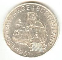 Ausztria 1961. 25Sch Ag "40 éves Burgenland" T:1- 
Austria 1961. 25 Schilling Ag "40t...