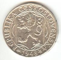 Csehszlovákia 1948. 100K Ag "Károly Egyetem" T:1-
Czechoslovakia 1948. 100 Korun Ag "...