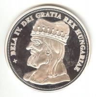 DN "Királyi koronák / IV. Béla 5 korona" Ag(999) emlékérem, (20g/38,61mm) T:PP Csak 2000db...